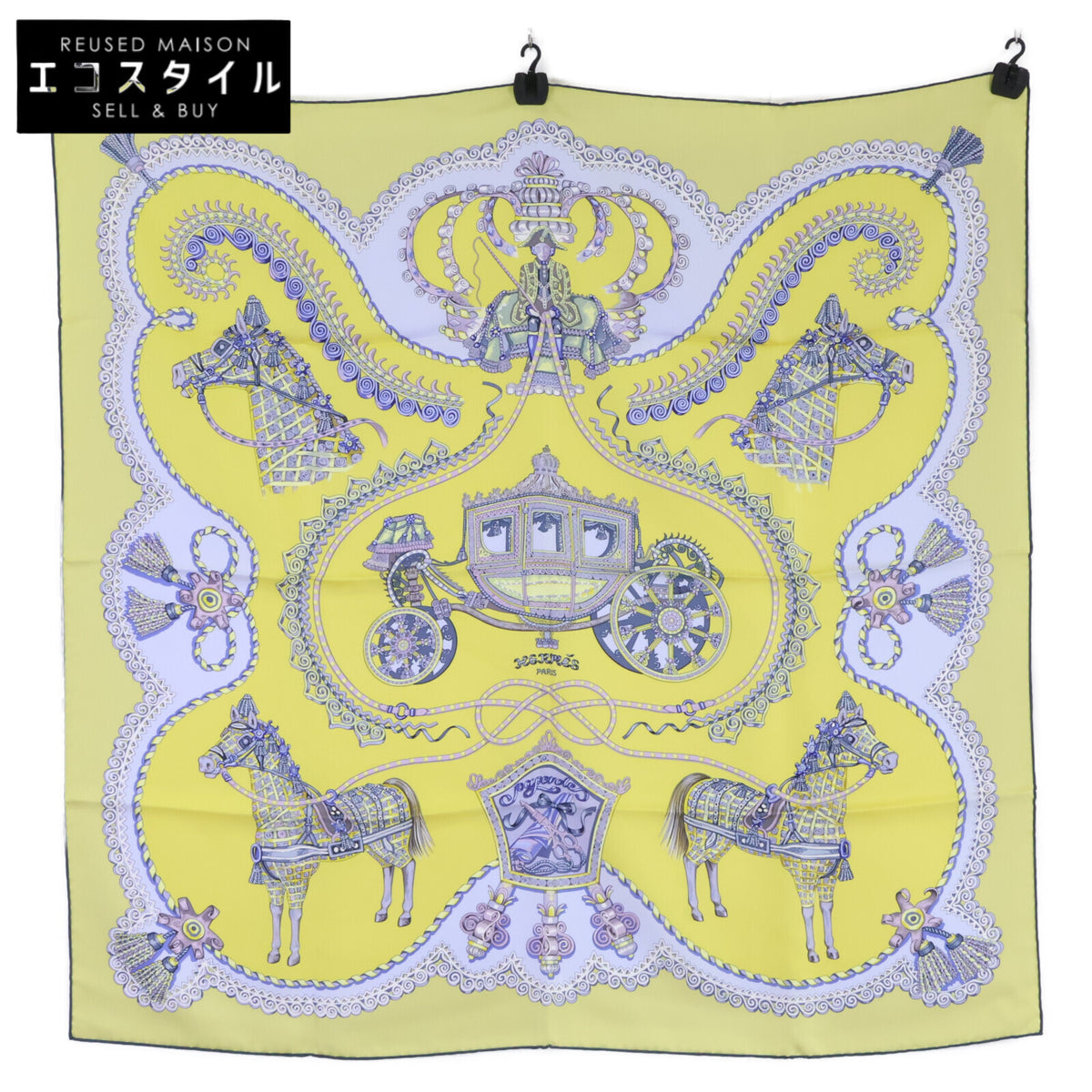 HERMES エルメス 【新品同様】パプロール シルク カレ90 スカーフ