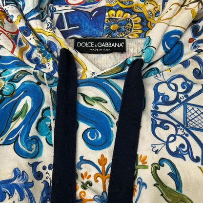 DOLCE&GABBANA ドルチェアンドガッバーナ イエロー系 総柄 マヨリカ パーカー トップス