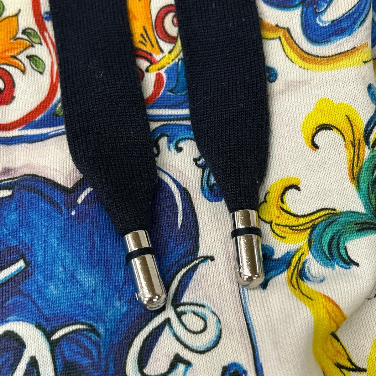 DOLCE&GABBANA ドルチェアンドガッバーナ イエロー系 総柄 マヨリカ パーカー トップス