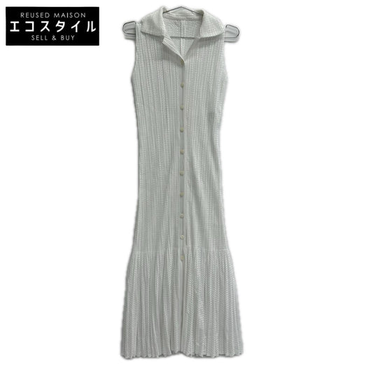 PLEATS PLEASE プリーツプリーズ 15年製 PP53-JH525 ホワイト ノースリーブワンピース ワンピース
