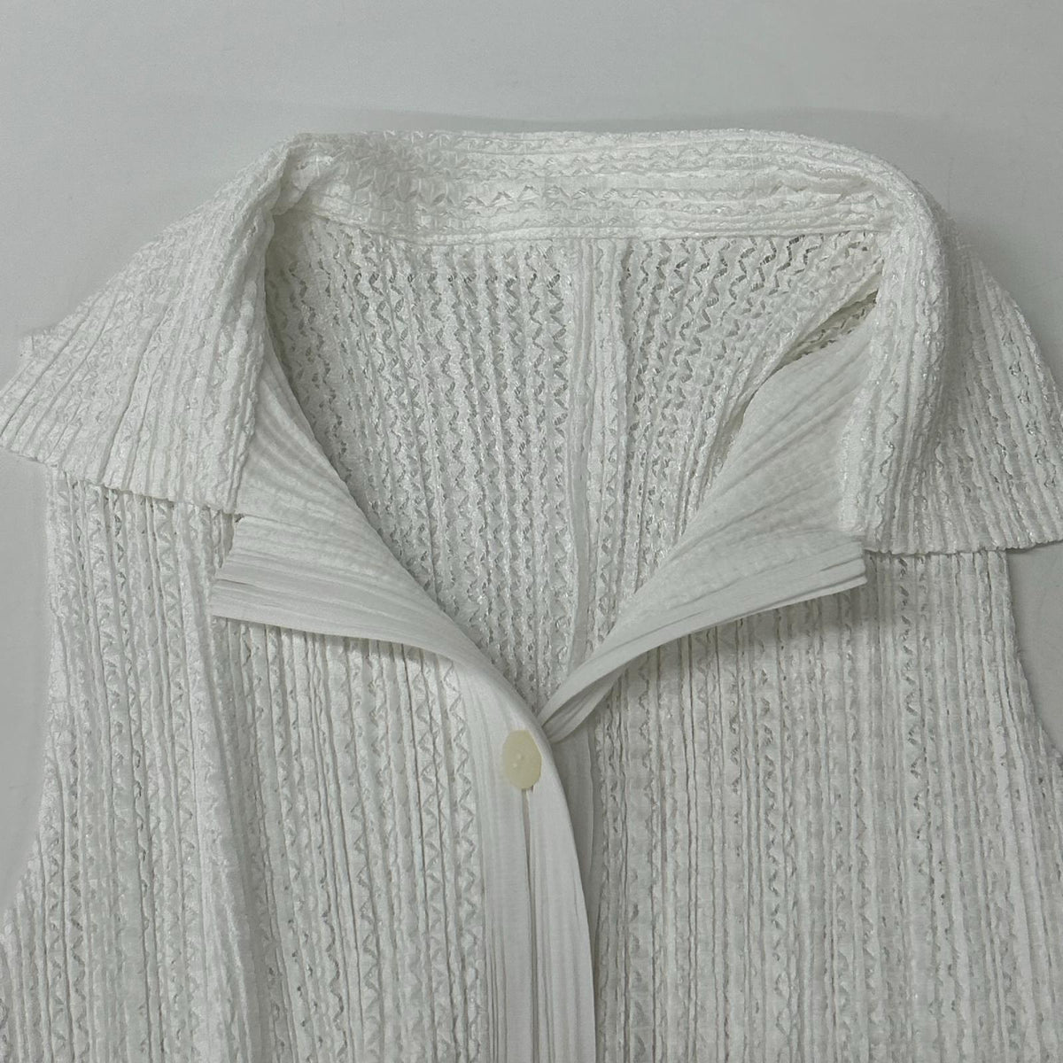 PLEATS PLEASE プリーツプリーズ 15年製 PP53-JH525 ホワイト ノースリーブワンピース ワンピース