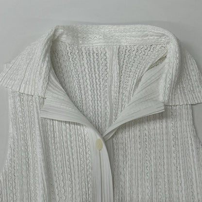 PLEATS PLEASE プリーツプリーズ 15年製 PP53-JH525 ホワイト ノースリーブワンピース ワンピース