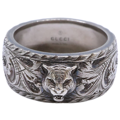 GUCCI グッチ Ag925 キャットヘッド アラベスクモチーフ リング 指輪