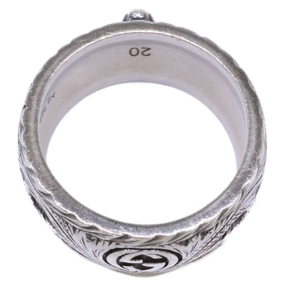 GUCCI グッチ Ag925 キャットヘッド アラベスクモチーフ リング 指輪