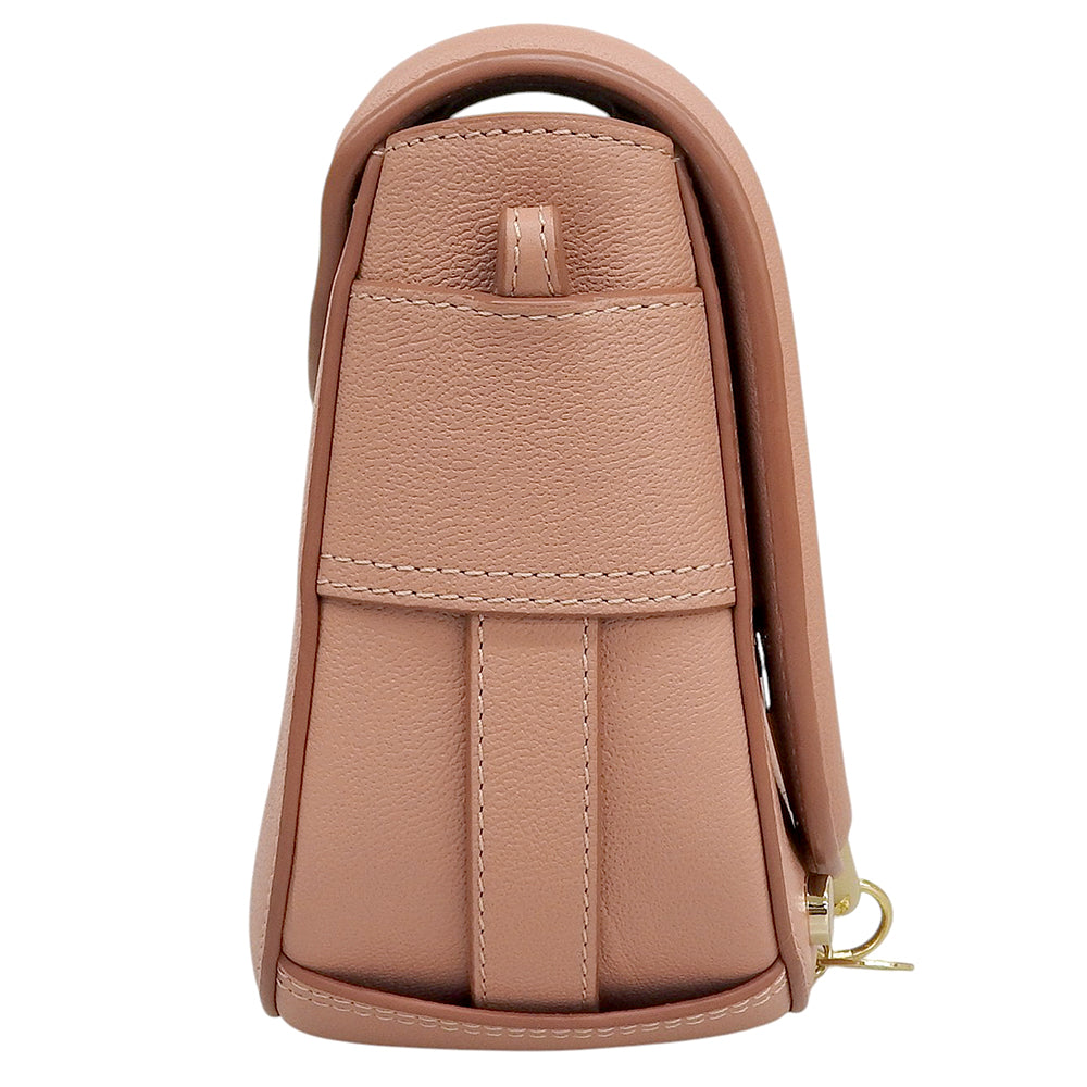 SEE BY CHLOE シーバイクロエ 美品 MARA レザー クロスボディバッグ ショルダーバッグ レディース ピンク系 別売りストラップ付き ショルダーバッグ