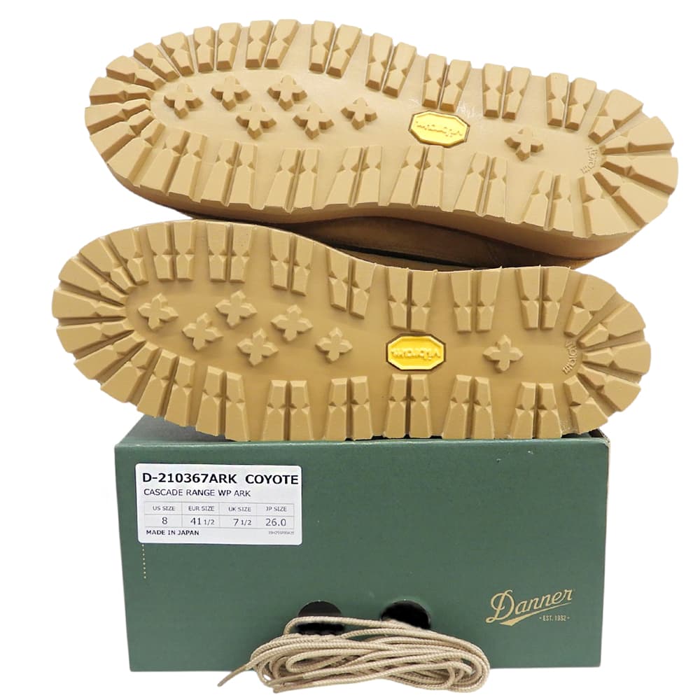 Danner ダナー 美品 CASCADE RANGE WP ARK シューズ メンズ コヨーテ 26cm シューズ