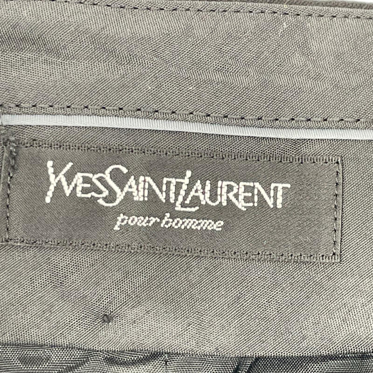 YvesSaintLaurent イヴサンローラン 070-5-PF-SA ブラック 2タックスラックスパンツ2タックスラックスパンツ ボトムス