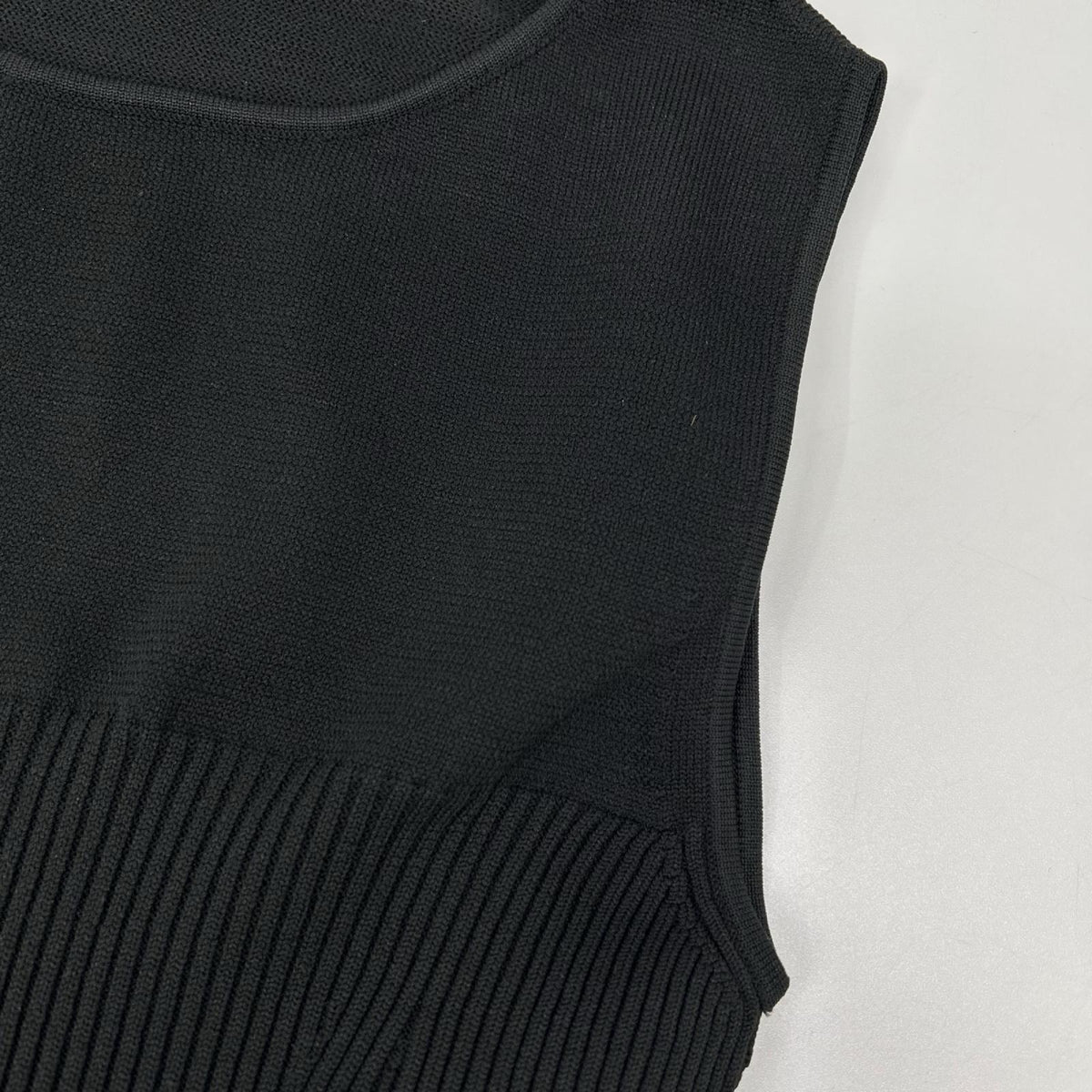 FRAY I.D フレイアイディー ブラック×ホワイト FWNO262031 ホールガーメントニットワンピ ワンピース
