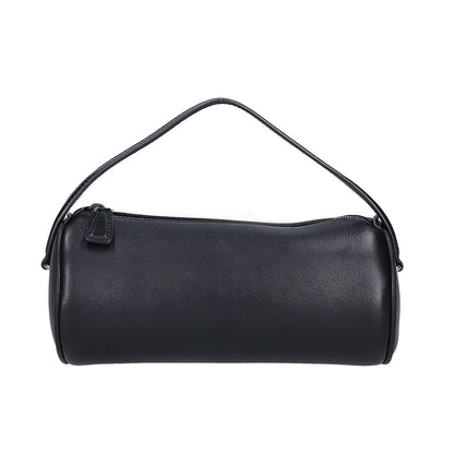 THE ROW ザ ロウ 美品 ソフトナッパレザー エンボスロゴ 90s round bag ハンドバッグ