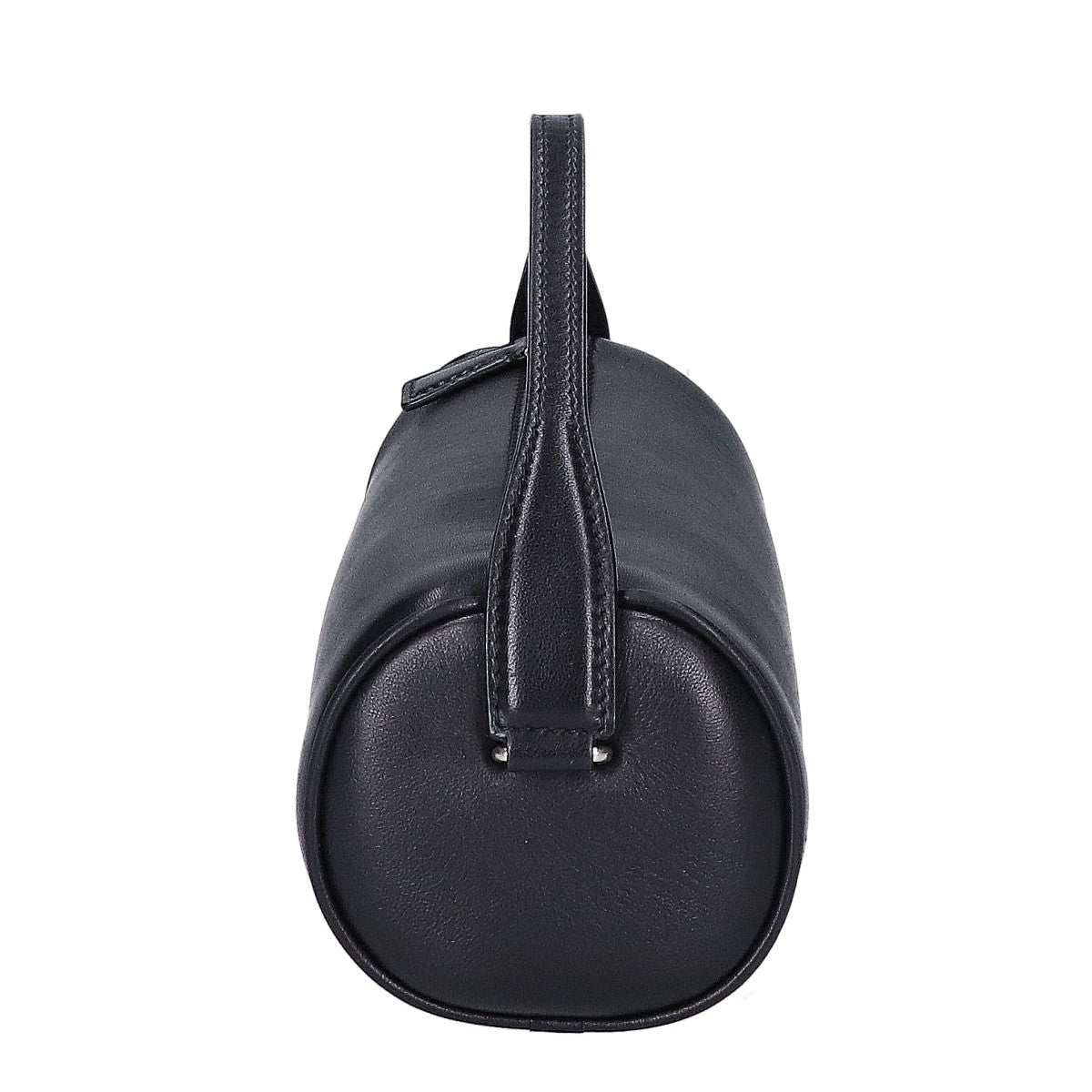 THE ROW ザ ロウ 美品 ソフトナッパレザー エンボスロゴ 90s round bag ハンドバッグ