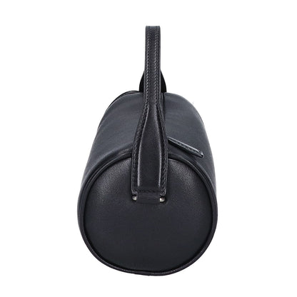 THE ROW ザ ロウ 美品 ソフトナッパレザー エンボスロゴ 90s round bag ハンドバッグ