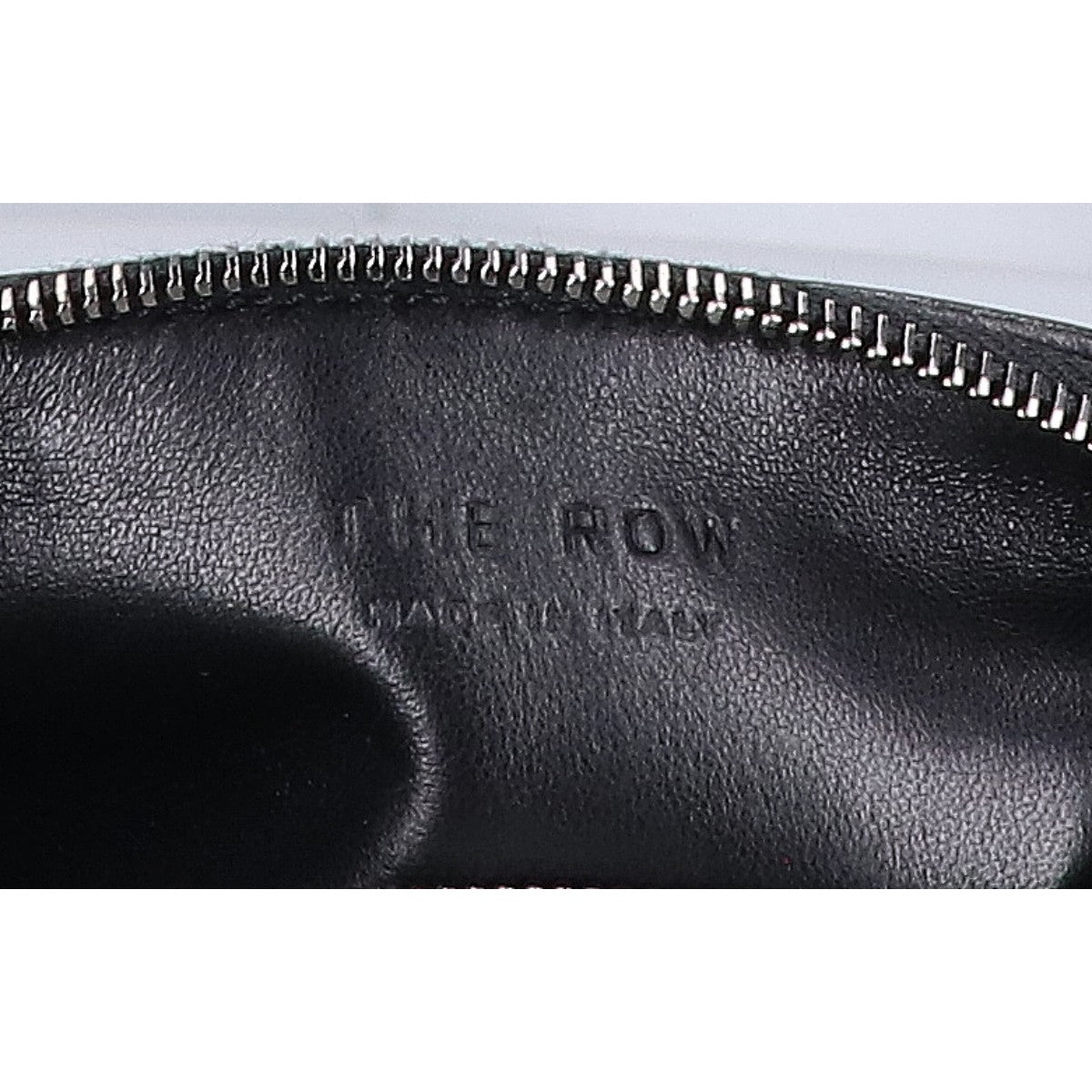 THE ROW ザ ロウ 美品 ソフトナッパレザー エンボスロゴ 90s round bag ハンドバッグ