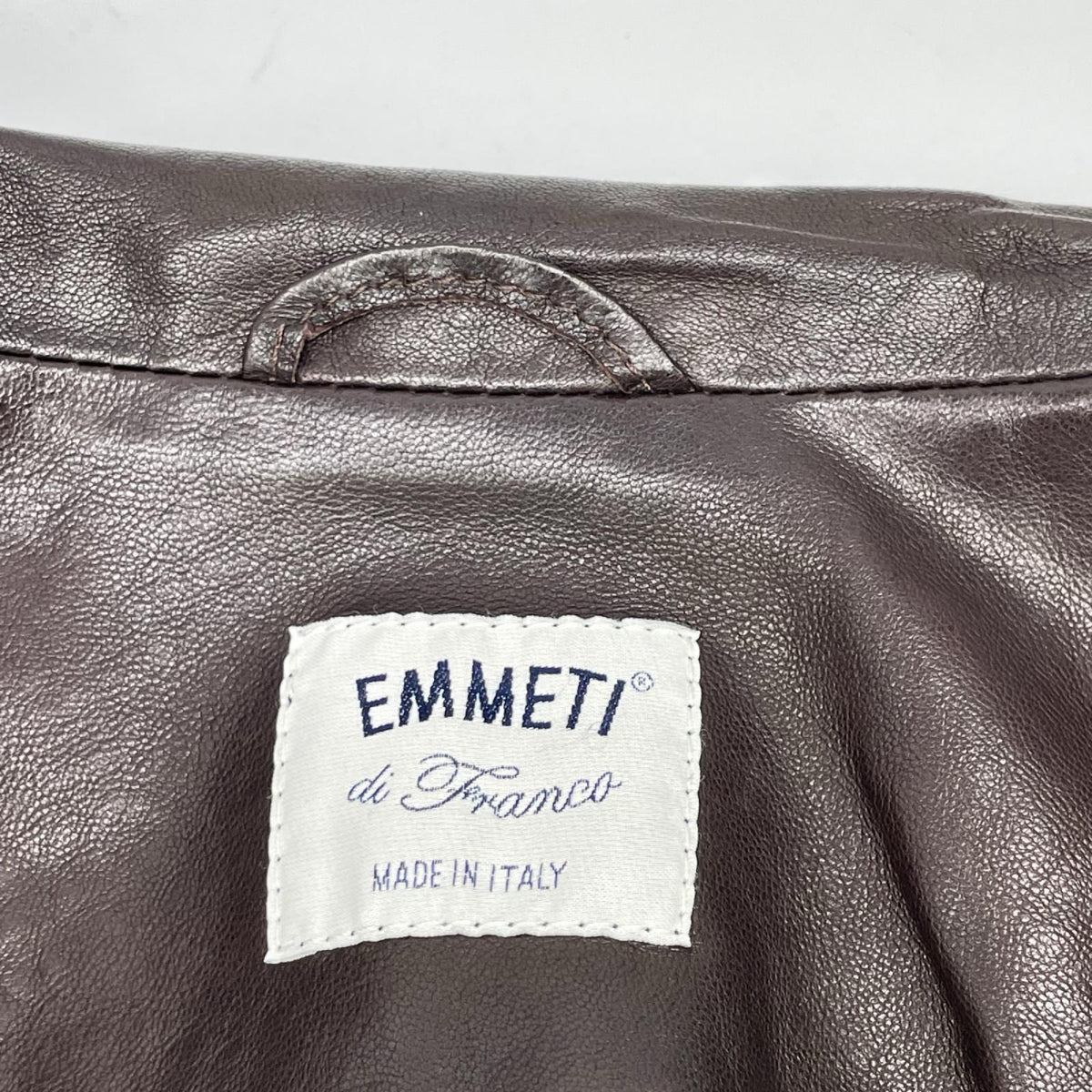 EMMETI エンメティー ×BEAMS 24-18-0208-309 ブラウン ラムスキン レザージャケット ジャケット