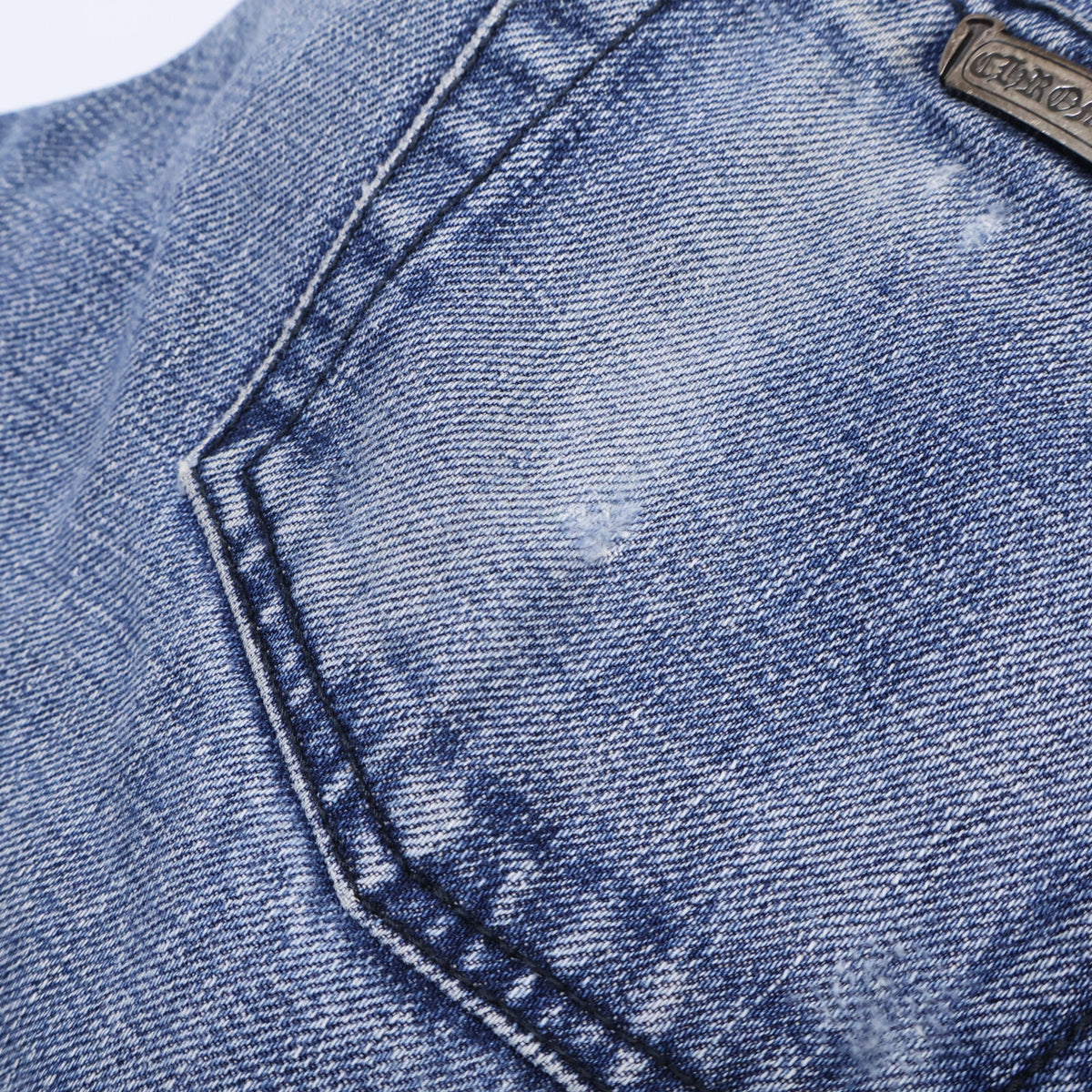 Chrome hearts クロムハーツ 国内正規 CRS BTN DENIM PANTS クロスボールボタン ボタンフライデニムパンツ ボトムス