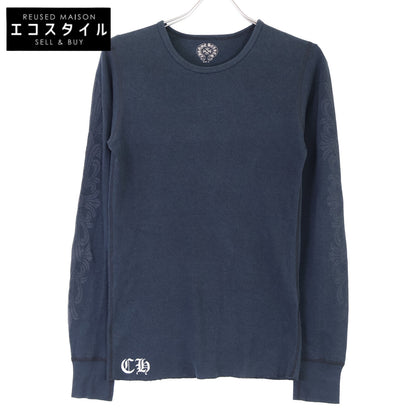Chrome hearts クロムハーツ 国内正規 OLD Thermal バックロゴ フローラルクロスプリント 長袖サーマルTシャツ トップス