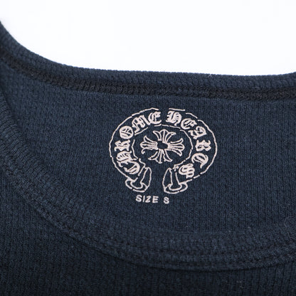 Chrome hearts クロムハーツ 国内正規 OLD Thermal バックロゴ フローラルクロスプリント 長袖サーマルTシャツ トップス
