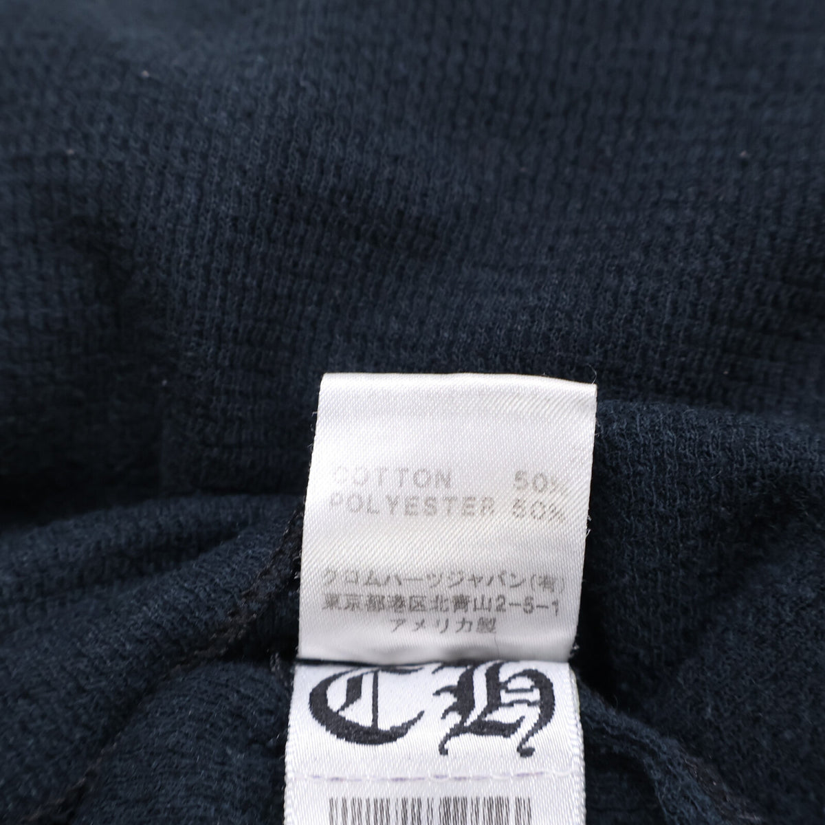 Chrome hearts クロムハーツ 国内正規 OLD Thermal バックロゴ フローラルクロスプリント 長袖サーマルTシャツ トップス
