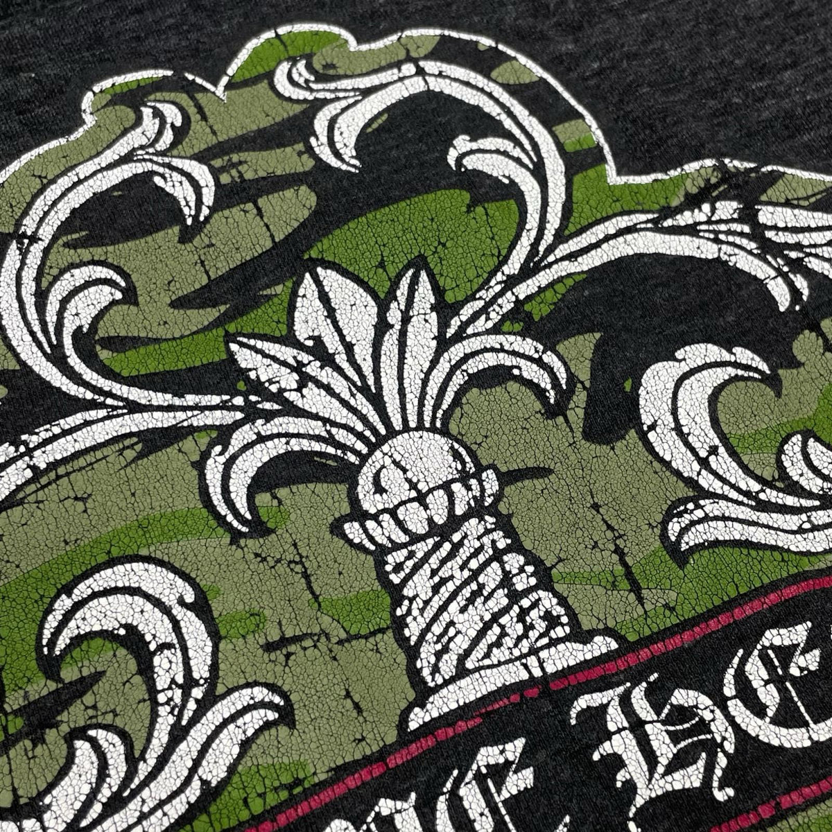 Chrome hearts クロムハーツ OLD カモフラ ヴァインダガー 半袖Tシャツ トップス