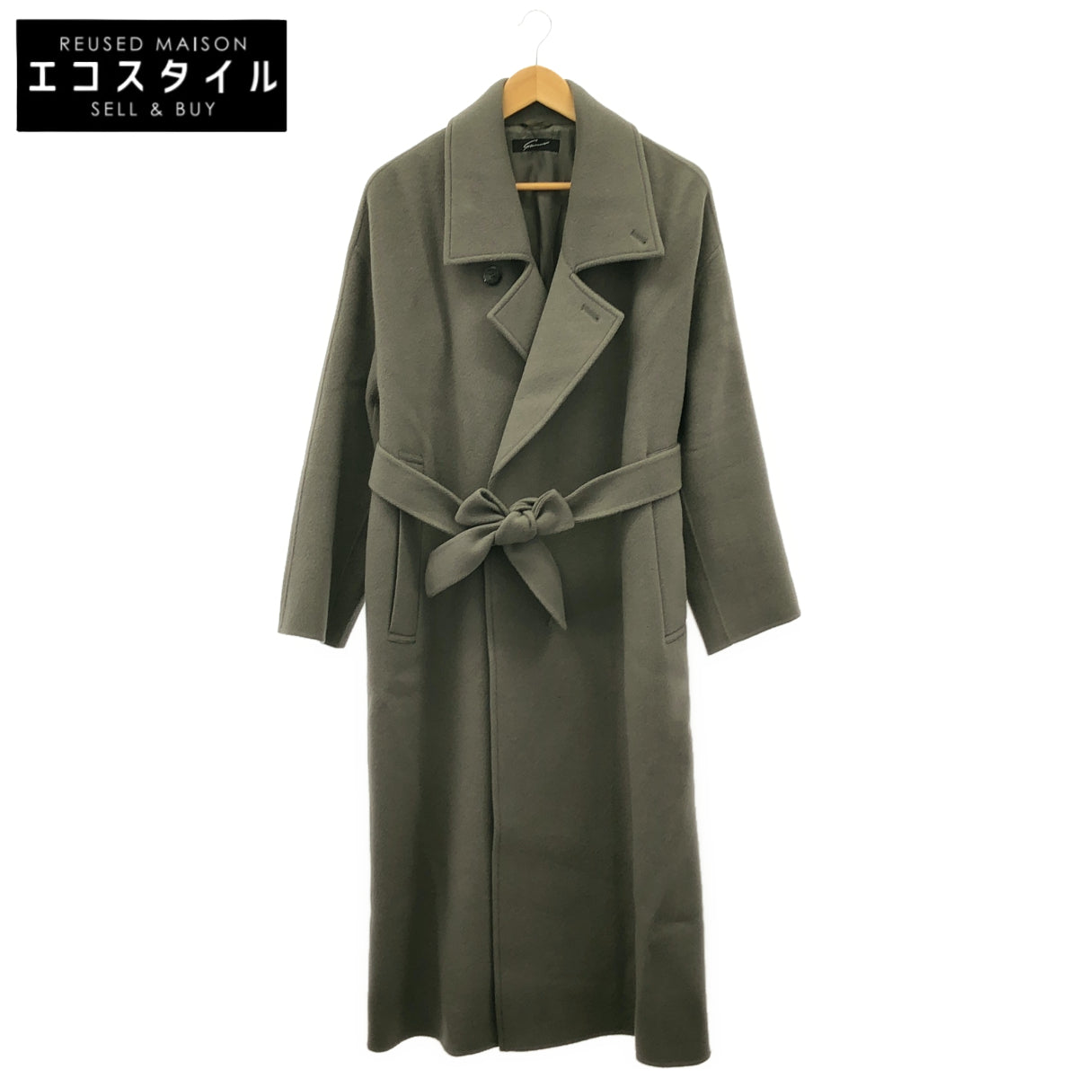 STUNNING LURE スタニングルアー カーキ 114290122300 スプリットラグランロングコート トップス