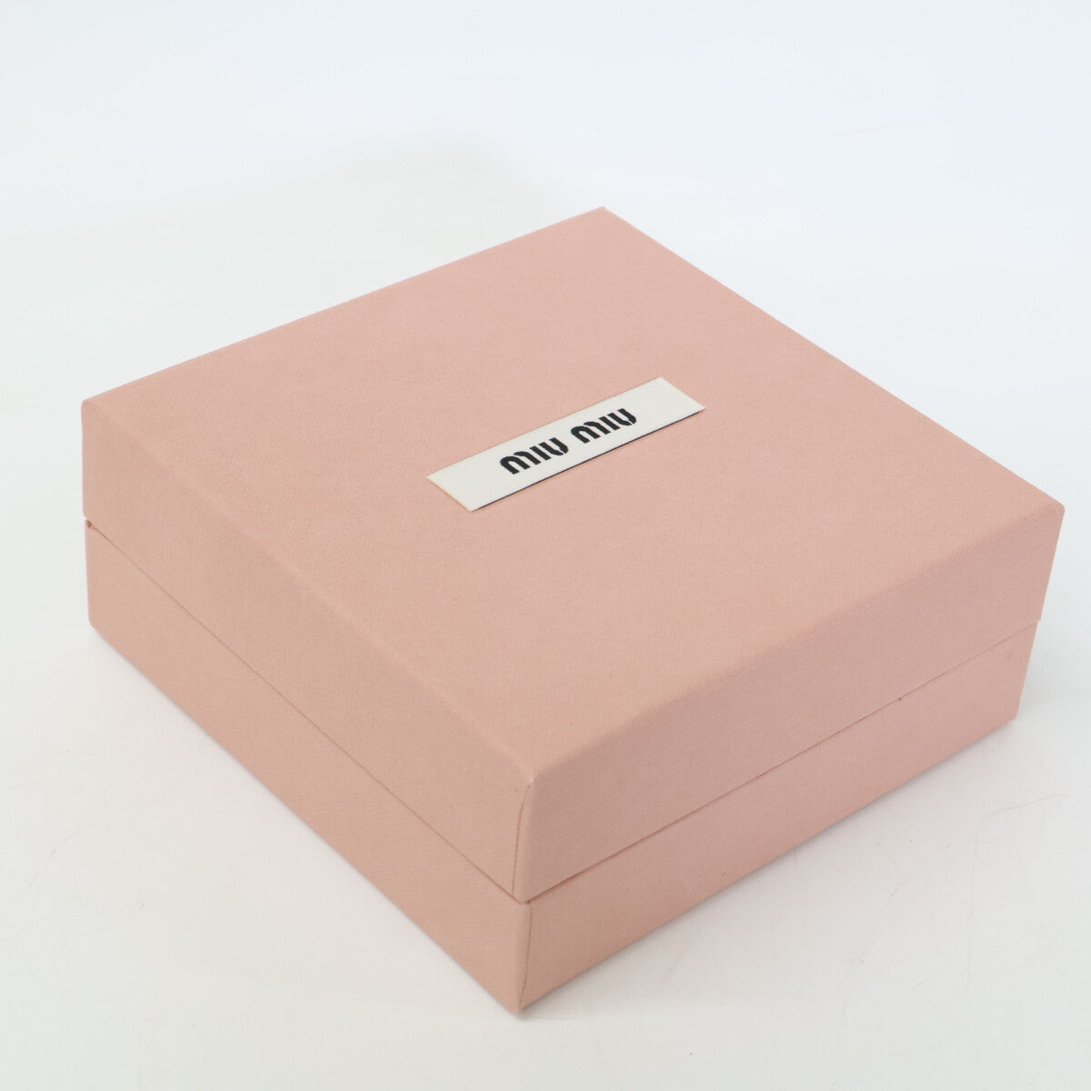 MIUMIU ミュウミュウ 【美品】5TL510_ACRT_F0Q7Z レザー/コード/メタル トリック キーリング