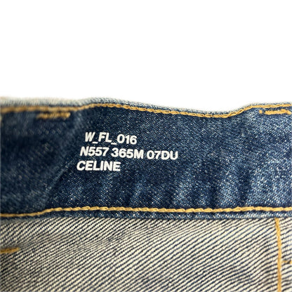 CELINE セリーヌ ブルー N557 365M 07DU フレア サージジーンズ ダークユニオンウォッシュ フレアデニムパンツ ボトムス