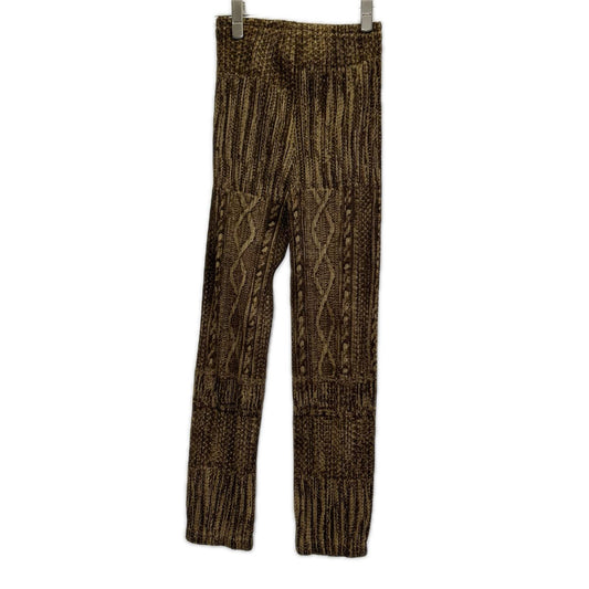 PLEATS PLEASE プリーツプリーズ 16AW PP64-JF436 ブラウン 総柄 プリーツ パンツ ボトムス