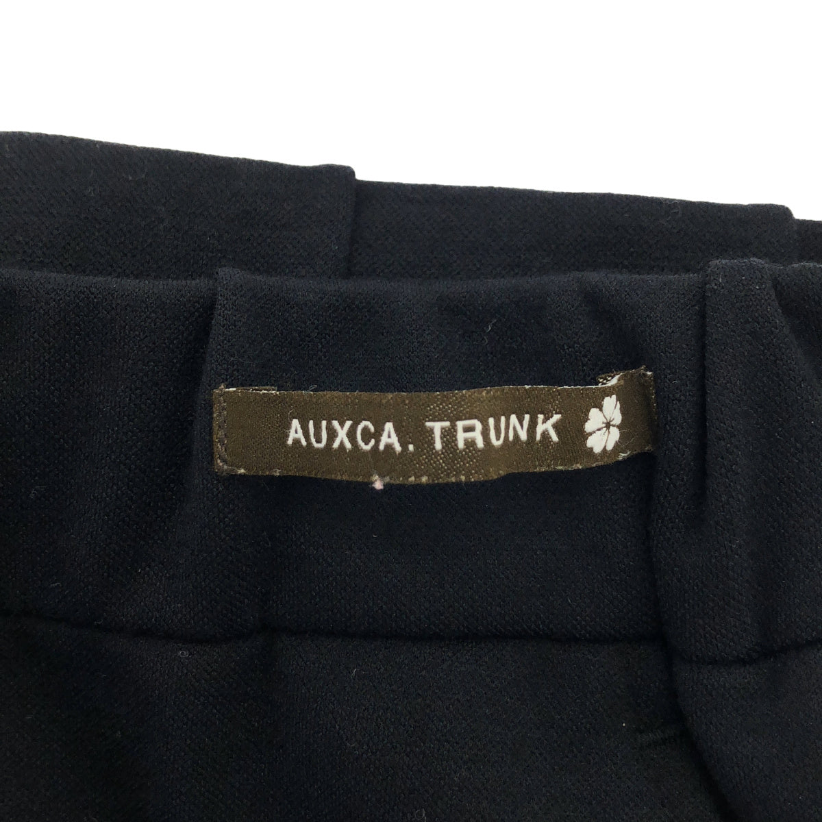 AUXCA.TRUNK オーカ・トランク 01-009-01-1-6402 ブラック イージー ワイドパンツ ボトムス