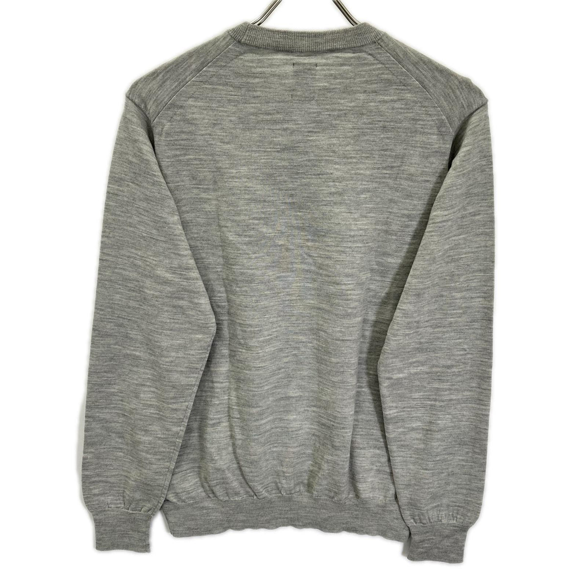 BATONER バトナー ウール グレー Essential SUPERIOR HIGH GAUGE MERINO クルーネック トップス