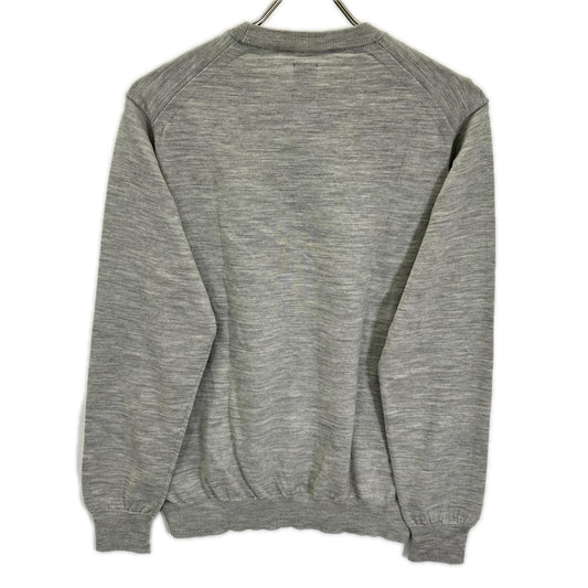 BATONER バトナー ウール グレー Essential SUPERIOR HIGH GAUGE MERINO クルーネック トップス