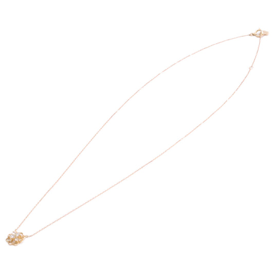 TOCCA トッカ K18 D0.17ct ダイヤモンド フラワーモチーフ ネックレス