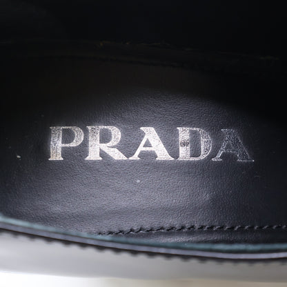 PRADA プラダ 1D563O ブラッシュドレザー ヒール ローファー シューズ
