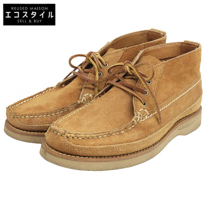 OAK STREET BOOTMAKERS オークストリート USA製 スエード モカシンシューズ メンズ ブラウン 7 1/2 シューズ