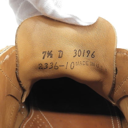 OAK STREET BOOTMAKERS オークストリート USA製 スエード モカシンシューズ メンズ ブラウン 7 1/2 シューズ