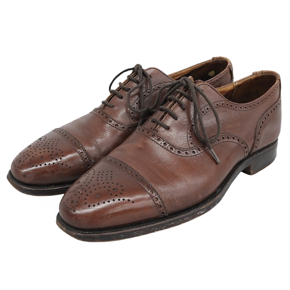 Crockett&Jones クロケット＆ジョーンズ CHAIRMAN 14B ストレートチップ シューズ メンズ ブラウン 5 1/2E シューズ