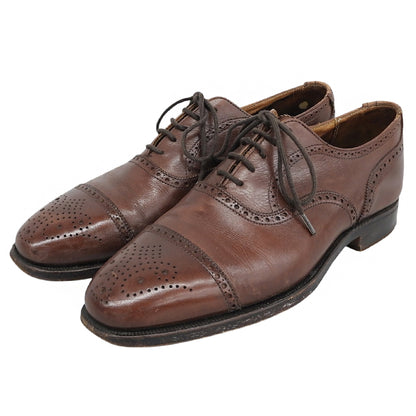 Crockett&Jones クロケット＆ジョーンズ CHAIRMAN 14B ストレートチップ シューズ メンズ ブラウン 5 1/2E シューズ