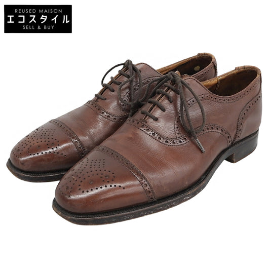 Crockett&Jones クロケット＆ジョーンズ CHAIRMAN 14B ストレートチップ シューズ メンズ ブラウン 5 1/2E シューズ