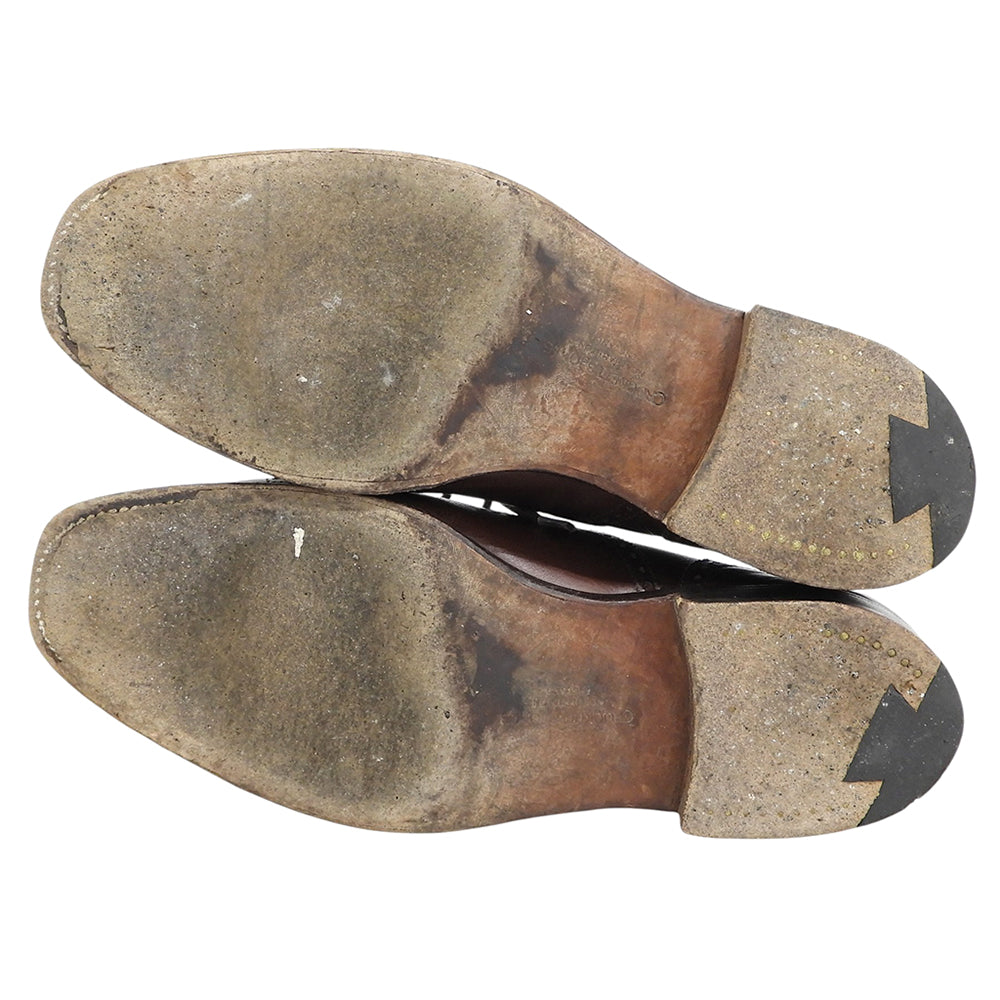Crockett&Jones クロケット＆ジョーンズ CHAIRMAN 14B ストレートチップ シューズ メンズ ブラウン 5 1/2E シューズ