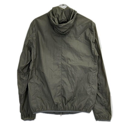 HERNO ヘルノ GI0215U-12314 カーキ ウルトラライトタスランナイロンジップフーディーブルゾン ジャケット