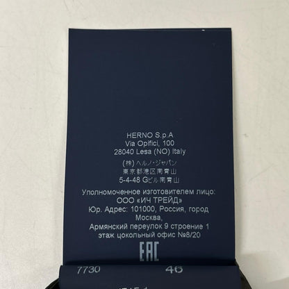 HERNO ヘルノ GI0215U-12314 カーキ ウルトラライトタスランナイロンジップフーディーブルゾン ジャケット