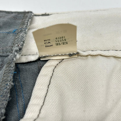 RRL ダブルアールエル 0200015339　ブルー ストライプ ストレートパンツ ボトムス