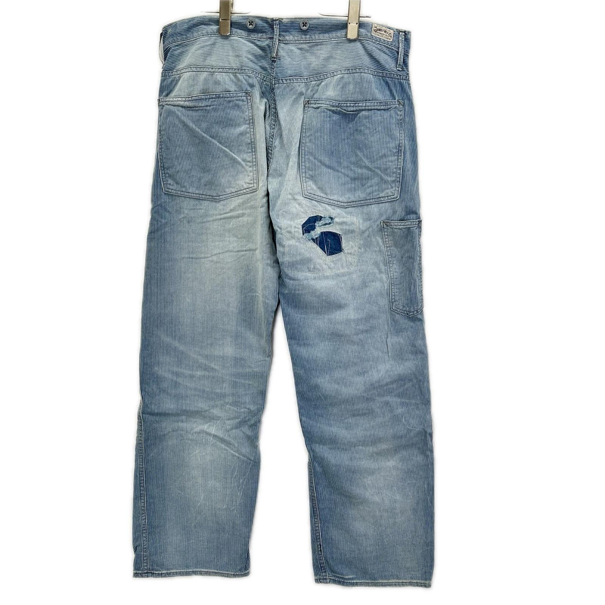 RRL ダブルアールエル 25SS 5ポケット リペア インディゴ ヴィンテージ デニム ボトムス