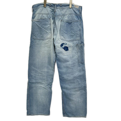 RRL ダブルアールエル 25SS 5ポケット リペア インディゴ ヴィンテージ デニム ボトムス