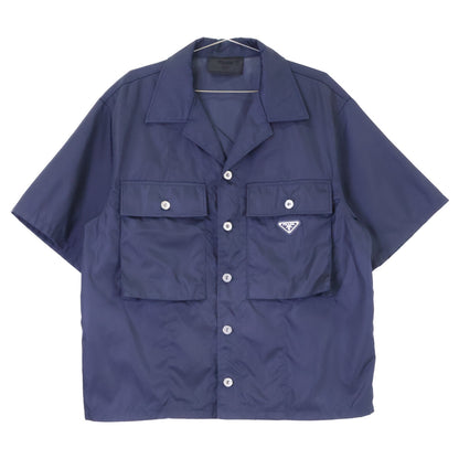 PRADA プラダ 【国内正規】SC637 RE-NYLON トライアングルロゴプレート 半袖シャツ トップス
