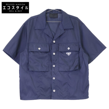 PRADA プラダ 【国内正規】SC637 RE-NYLON トライアングルロゴプレート 半袖シャツ トップス