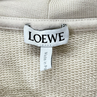 LOEWE ロエベ H526Y25X48 ホワイト アナグラム刺繍プルオーバーパーカー( トップス