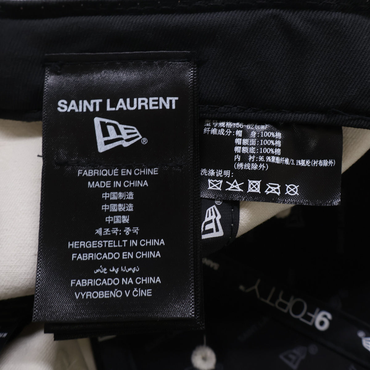 YvesSaintLaurent イヴサンローラン 687687YCL369248 ニューエラ YSL モノグラム キャップ 帽子