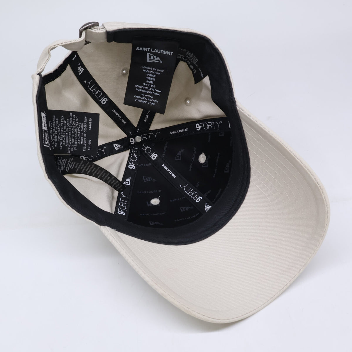 YvesSaintLaurent イヴサンローラン 687687YCL369248 ニューエラ YSL モノグラム キャップ 帽子