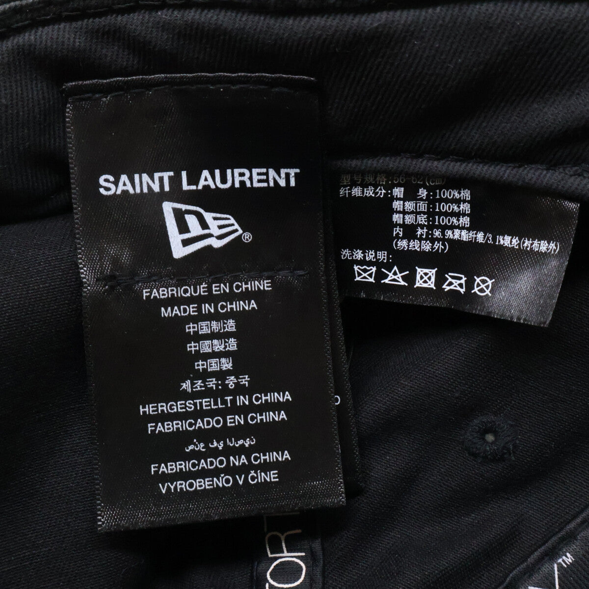 YvesSaintLaurent イヴサンローラン 687687YCL361000 ニューエラ YSL モノグラム キャップ 帽子