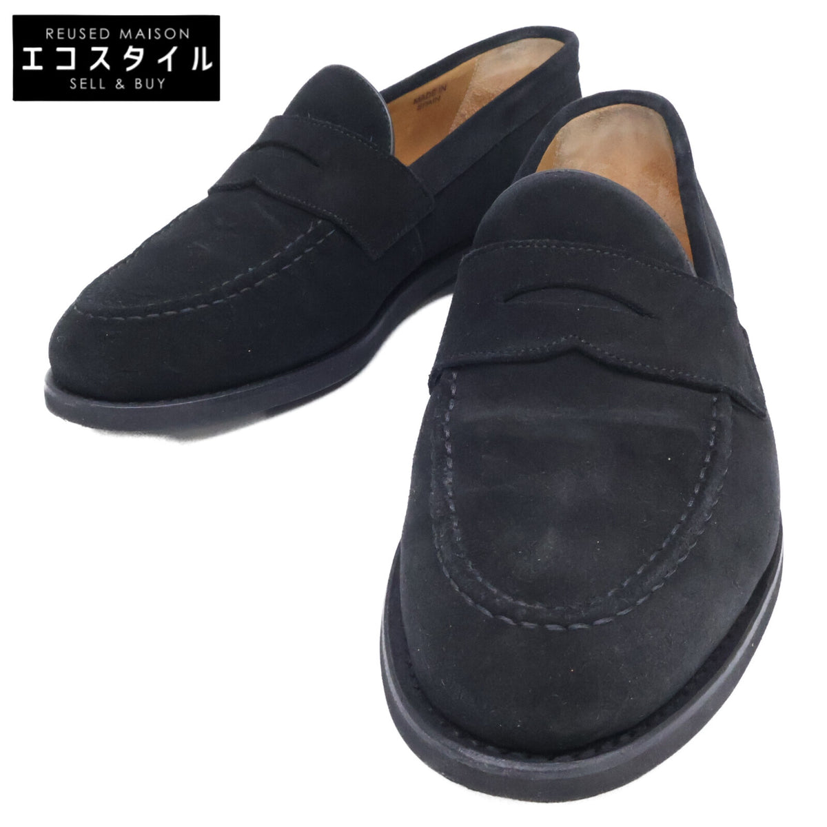 Berwick バーウィック 5260 スエード コインローファー シューズ