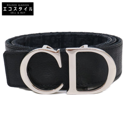 DIOR ディオール 【美品】23-MA-0233 CDバックル トロッター オブリーク リバーシブル ベルト
